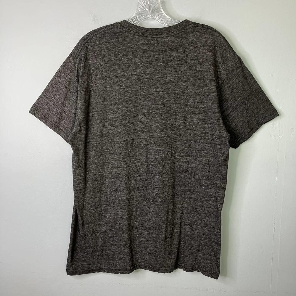 The Rolling Stones Bravado Distressed Tongue Logo Band Tee Heathered Gray Size L - Picture 8 of 11